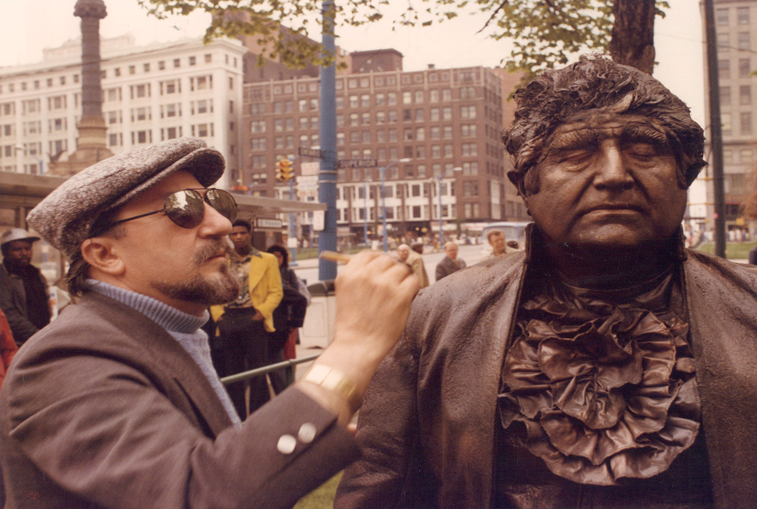 gmfilms cleveland moses statue makeup cleveland ohio